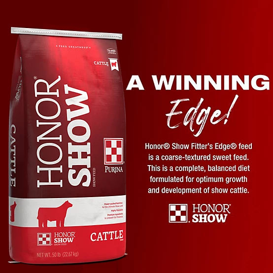 Purina Honor Show Fitter's Edge Beef Cattle Feed, 50 lb. Bag