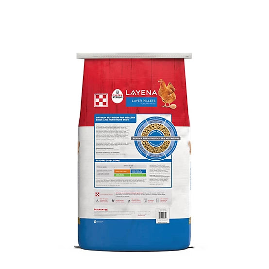 Purina Layena Layer Pelleted Chicken Feed, 50 lb. Bag