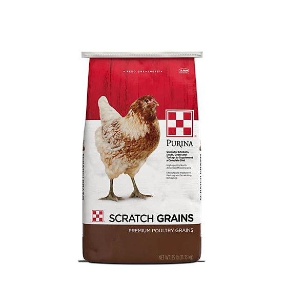 Purina Scratch Grains Premium Poultry Grains, 50 lb. Bag