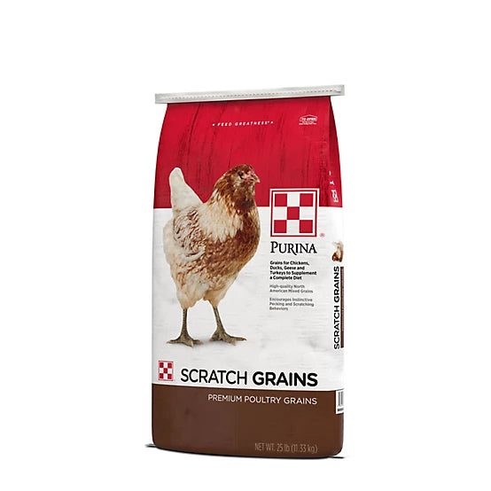 Purina Scratch Grains Premium Poultry Grains, 50 lb. Bag