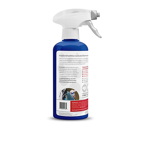 Vetericyn FoamCare Medicated Shampoo for Dogs and Cats, 16 oz