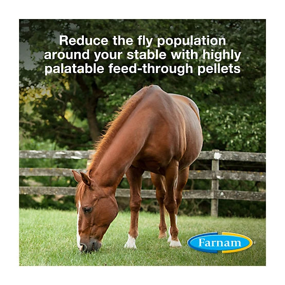 Farnam SimpliFly Feed-Thru Fly Control with LarvaStop Fly Growth Regulator Livestock Supplement