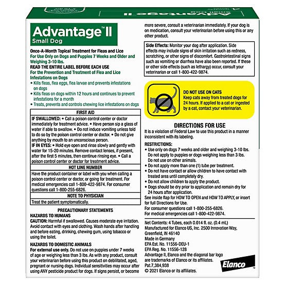 Advantage II Flea Spot Treatment for Dogs