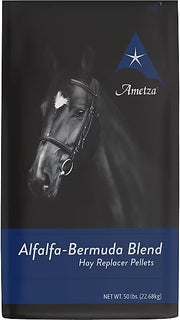 Ametza Alfalfa/Bermuda Hay Blend Pellet Horse Feed, 50 lb. Bag
