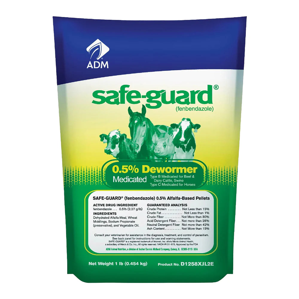 ADM Safe-Guard 0.5% Multi-Species Dewormer, 1 lb