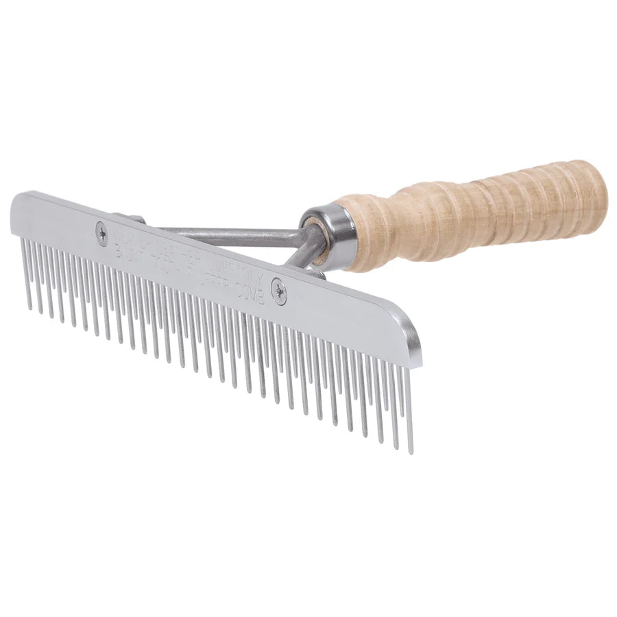 Weaver Livestock Blunt Mini Show Comb, Stainless Steel