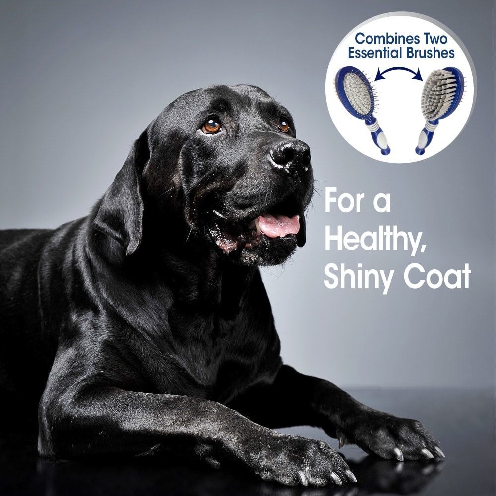 Magic Coat Professional Series 2-in-1 Combo Pin and Bristle Dog Brush