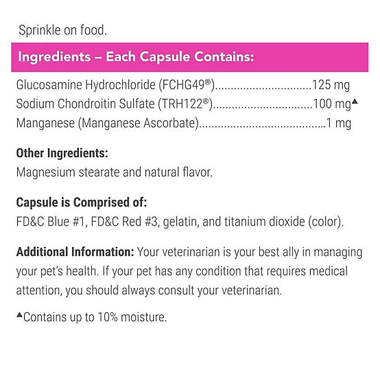 Cosequin Maximum Strength Joint Health Supplement Sprinkle Capsules for Cats