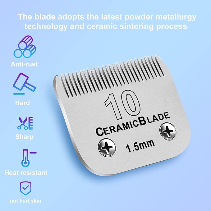 Andis CeramicEdge Detachable Blade, Size 10