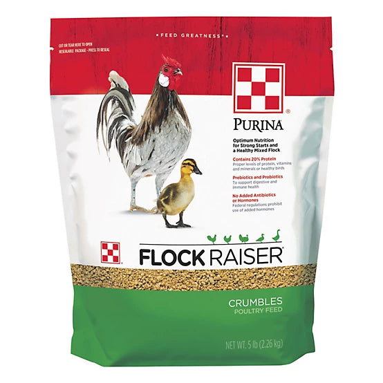 Purina Flock Raiser Crumbles Poultry Feed