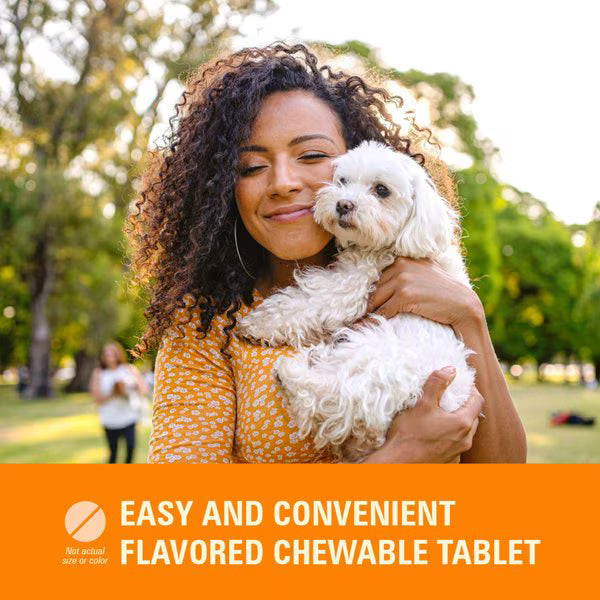 Sentry HC WormX Plus 7 Way Dewormer for Hookworms, Roundworm & Tapeworms for Small Breed Dogs