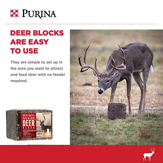 Purina Premium Deer Block, 20 lb