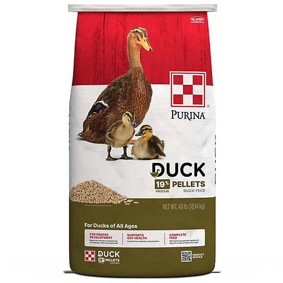 Purina Pelleted Duck Feed, 40 lb. Bag