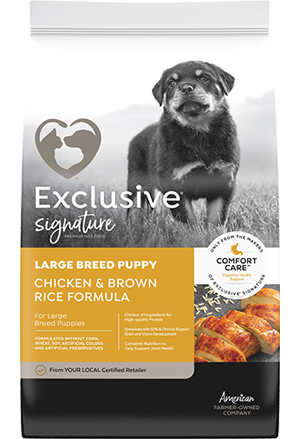 Exclusive Signature Large Breed Puppy Dog Food, 30 lb. Bag