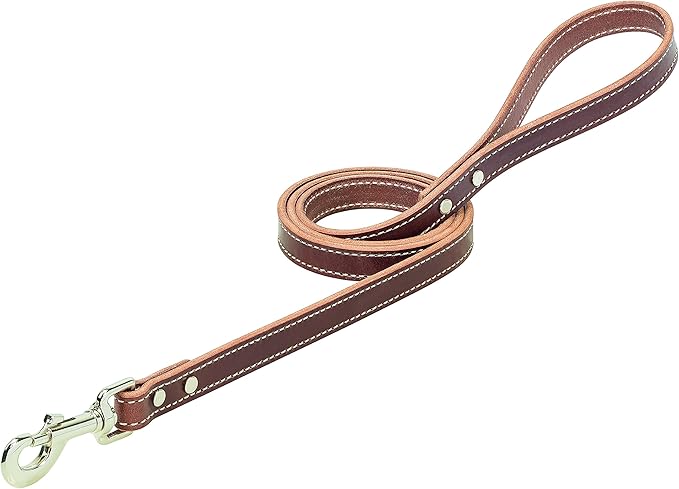 Weaver Pet Heritage Choice Leather Dog Leash