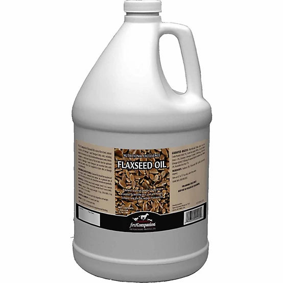 First Companion Flaxseed Oil Blend Horse Supplement, 1 gallon