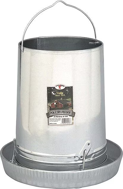 Little Giant Double Wall Metal Poultry Fount, 5 Gallon