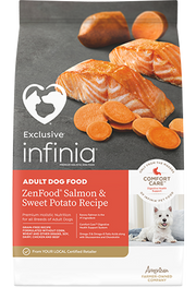 Infinia Zenfood Salmon & Sweet Potato Recipe Dog Food, 30 lb. Bag