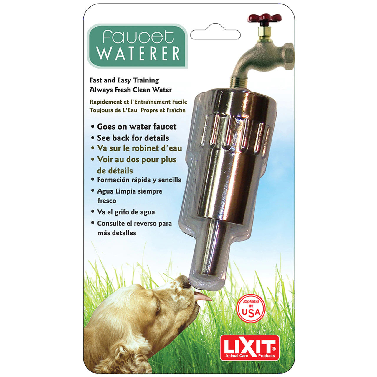 Lixit Dog Faucet, L-100 – Tom's Hay Farm