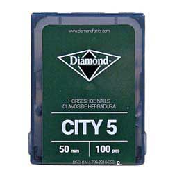 Diamond Farrier Horseshoe Nails, Size 5, 100 pcs