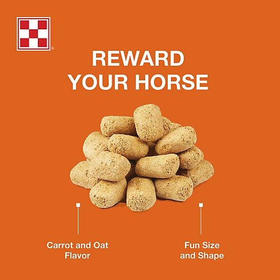 Purina Carrot and Oat Flavor Horse Treats, 2.5 lb.