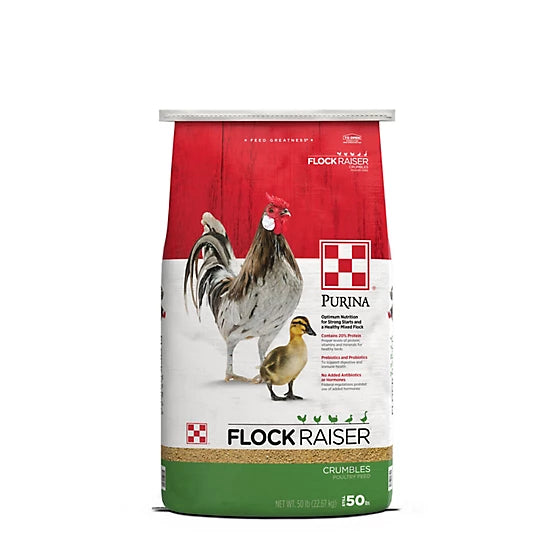 Purina Flock Raiser Crumbles Poultry Feed