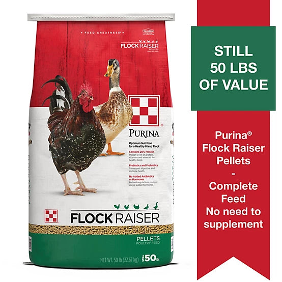 Purina Flock Raiser Pelleted Poultry Feed