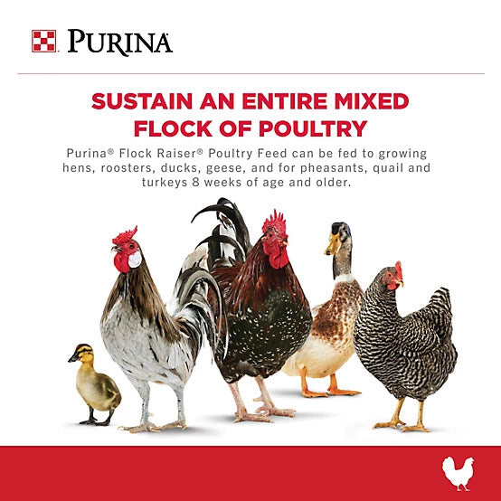Purina Flock Raiser Pelleted Poultry Feed