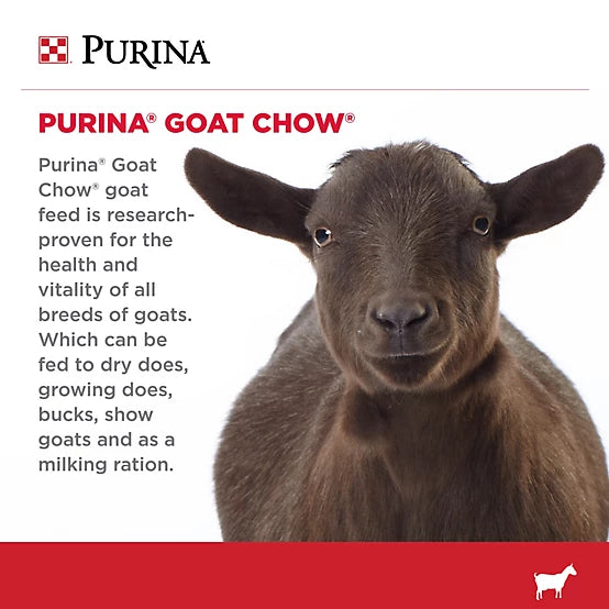 Purina Goat Chow Textured Goat Feed, 50 lb. Bag