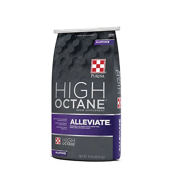 Purina High Octane Alleviate Gastric Support Livestock Supplement, 40 lb. Bag