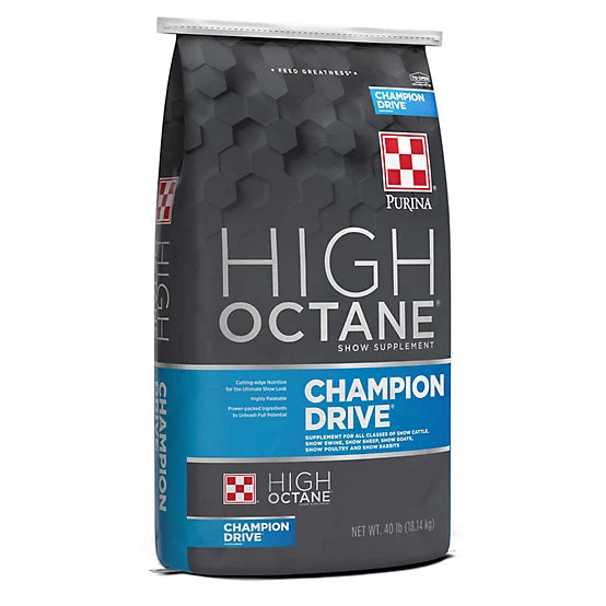 Purina High Octane Champion Drive Topdress Livestock Supplement, 50 lb. Bag