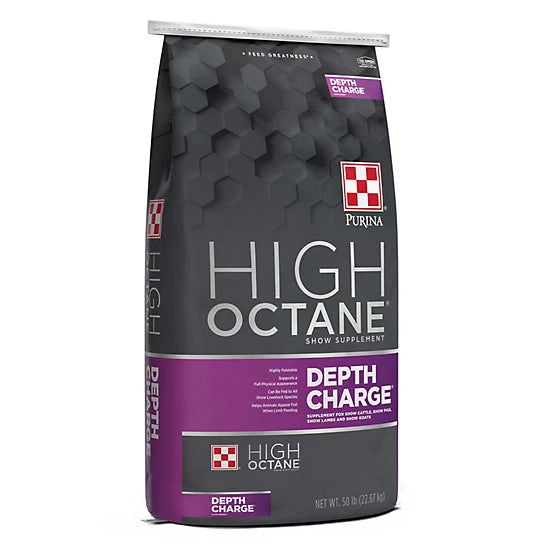 Purina High Octane Depth Charge Livestock Supplement, 50 lb. Bag