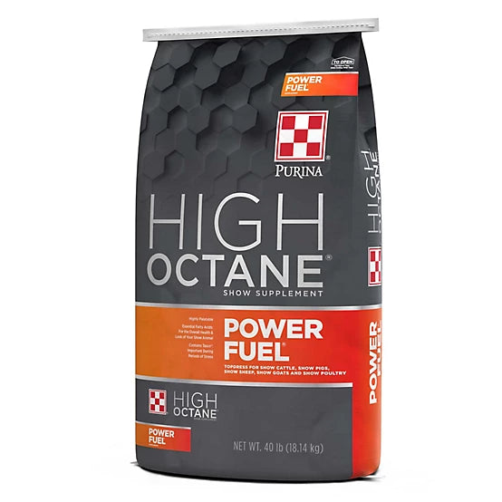 Purina High Octane Power Fuel Topdress Livestock Show Supplement, 40 lb. Bag
