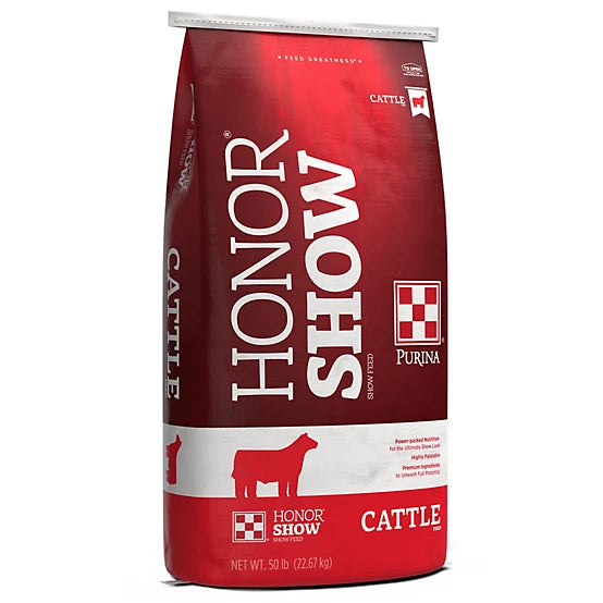 Purina Honor Show Fitter's Edge Beef Cattle Feed, 50 lb. Bag, Pallet 40 Bags