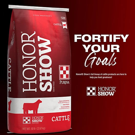 Purina Honor Show Finishing Touch Textured Cattle Feed, 50 lb. Bag