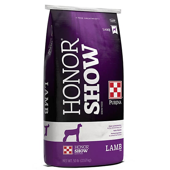 Purina Honor Show Lamb Creep 20 DX 30 Pelleted Lamb Feed, 50 lb. Bag, Pallet 40 Bags
