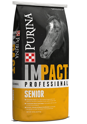 Purina Impact Professional Senior Horse Feed, 50 lb. Bag