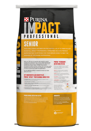 Purina Impact Professional Senior Horse Feed, 50 lb. Bag