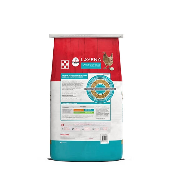 Purina Layena Crumbles Chicken Feed, 50 lb. Bag
