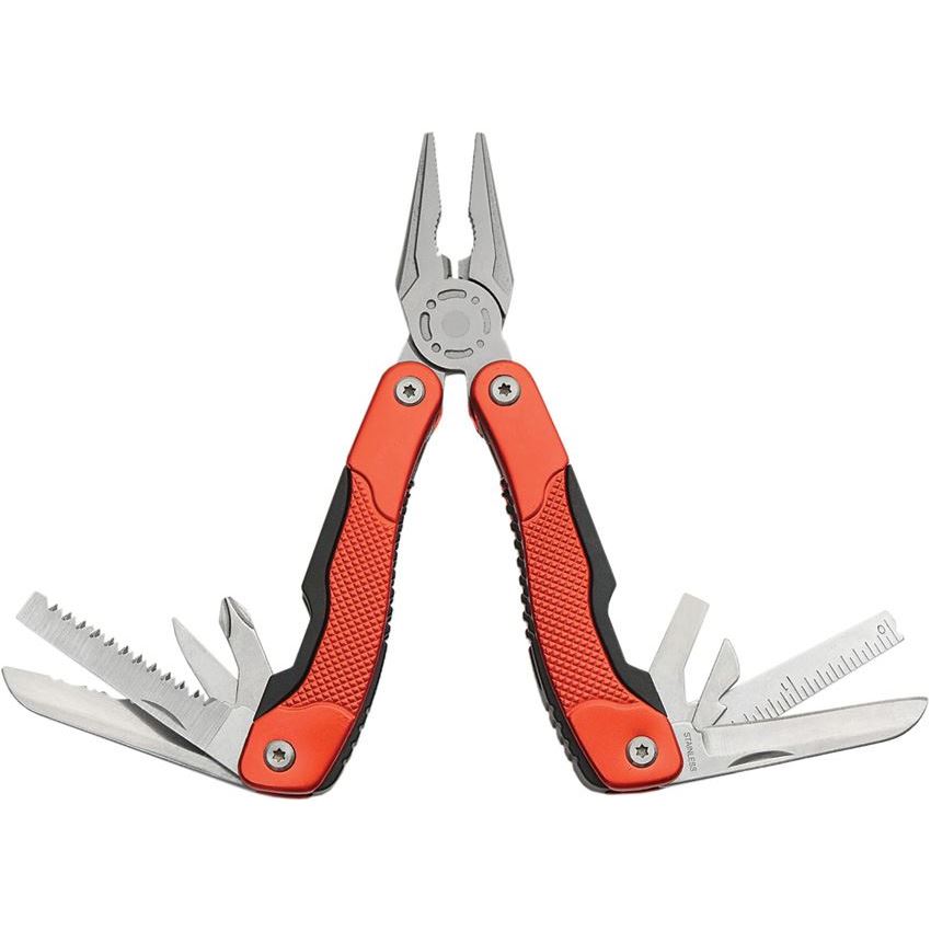 Rite Edge 211101RD Multi-Function Pliers Serrated Knife, Red