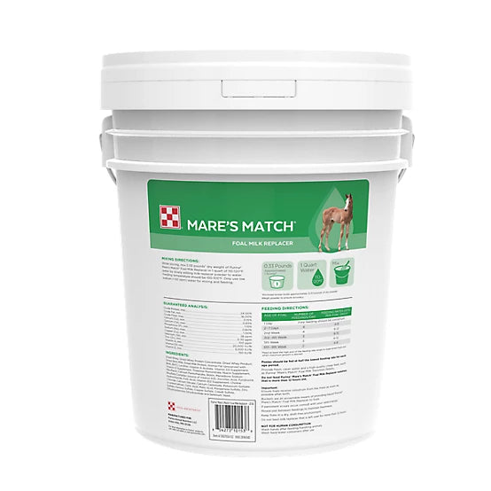 Purina Mare's Match Milk Replacer Pail, 20 lb.