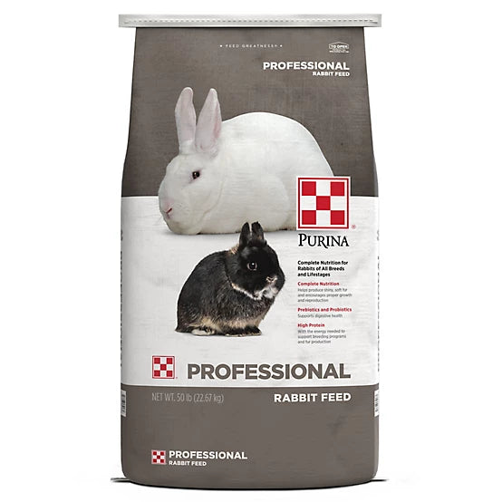 Purina Professional Pelleted Alfalfa Rabbit Food, 50 lb. Bag