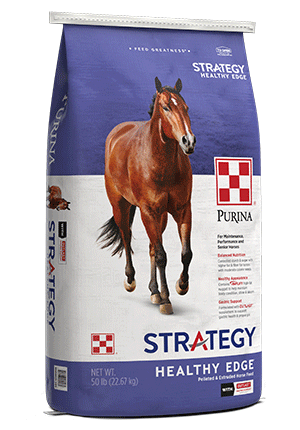Purina Strategy Healthy Edge Horse Feed, 50 lb. Bag