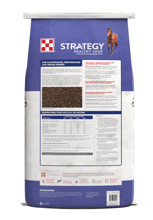 Purina Strategy Healthy Edge Horse Feed, 50 lb. Bag