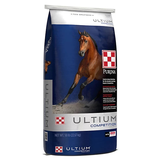 Purina Ultium Competition Horse Formula Feed, 50 lb. Bag