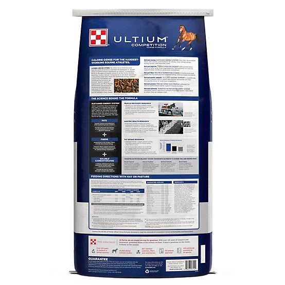 Purina Ultium Competition Horse Formula Feed, 50 lb. Bag