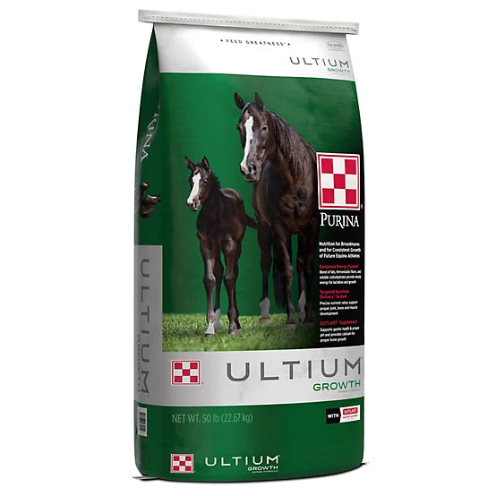 Purina Ultium Growth Formula Horse Feed, 50 lb. Bag