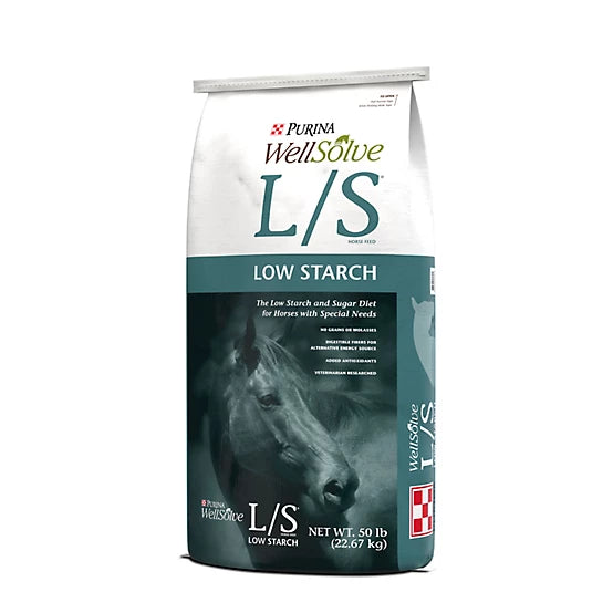 Purina WellSolve L/S Low Starch and Sugar Horse Feed, 50 lb. Bag