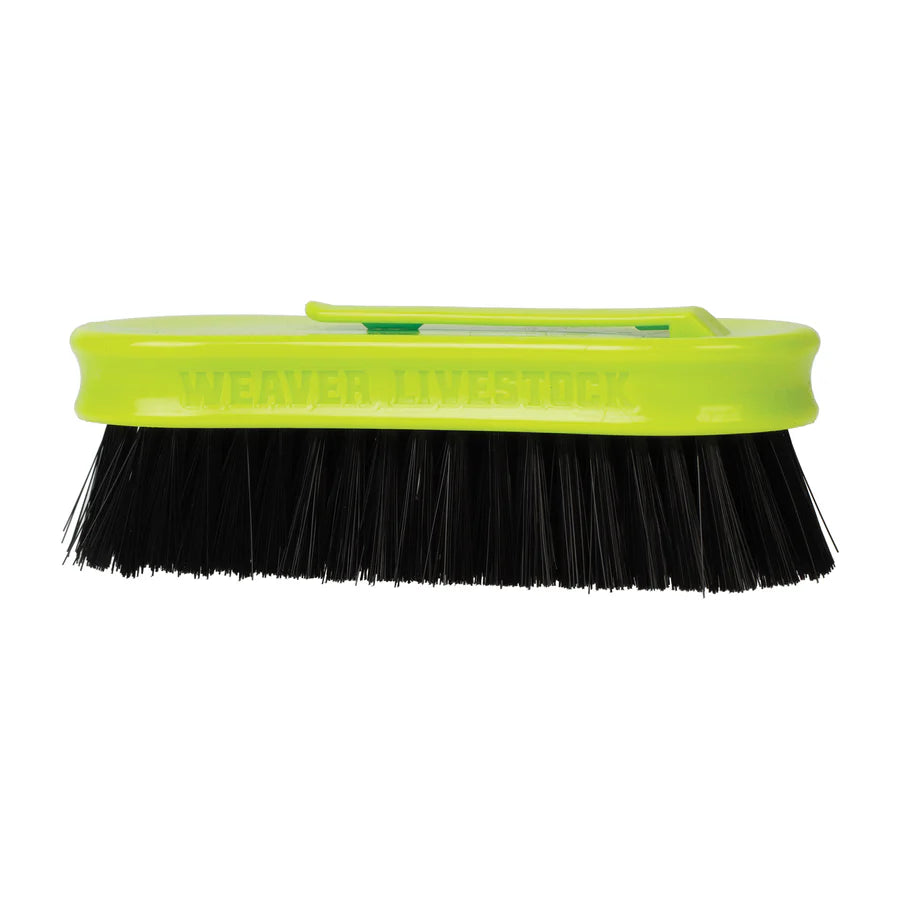 Weaver Livestock Pig Face Brush, Plastic Handle
