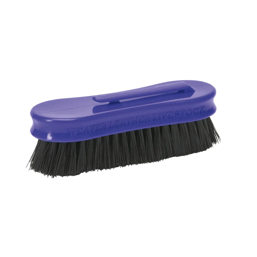 Weaver Livestock Pig Face Brush, Plastic Handle
